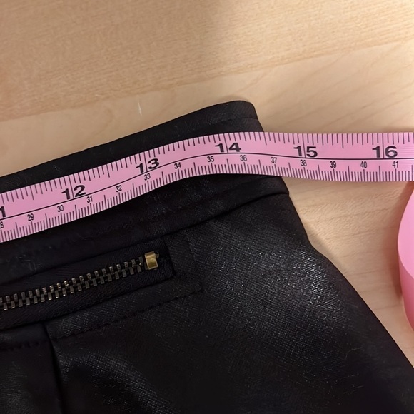 𝅺lana Lee Maxi Skirt Sz 10 Satin Glossy Blk Lined - Picture 8 of 10